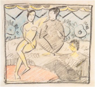 Otto Mueller - Atelierpause - ca1912