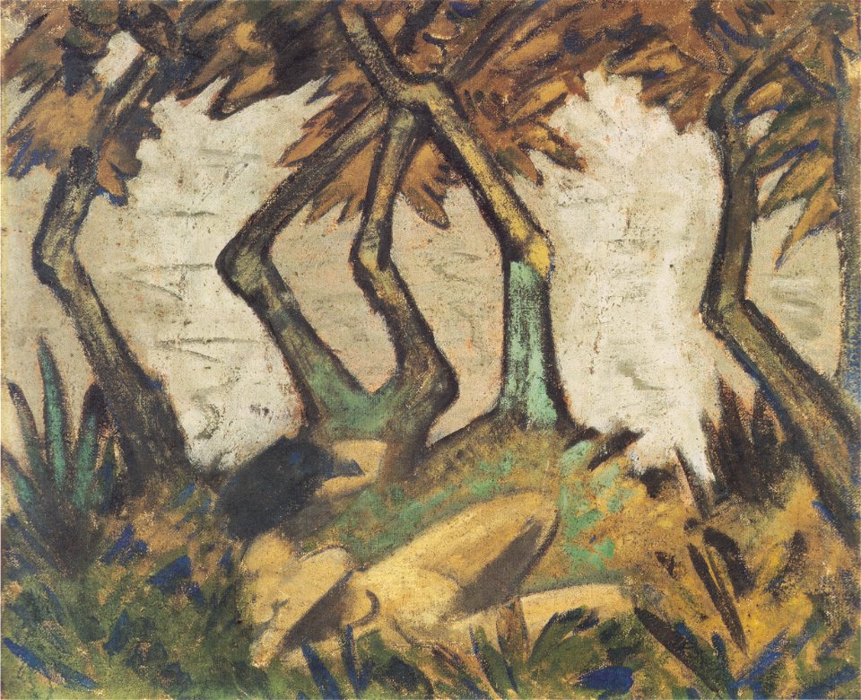 Otto Mueller - Mädchen am See - ca1916