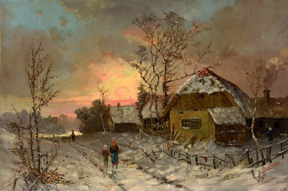 Otto Fedder Winterlandschaft