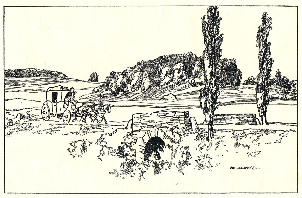 Otto Ubbelohde Marburg Auf der Biedenkopfer Landstraße