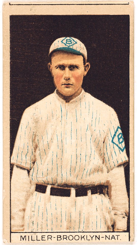 Otto Miller, Brooklyn Dodgers, baseball card portrait LCCN2008677447
