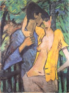 Otto Mueller - Liebespaar - 1919