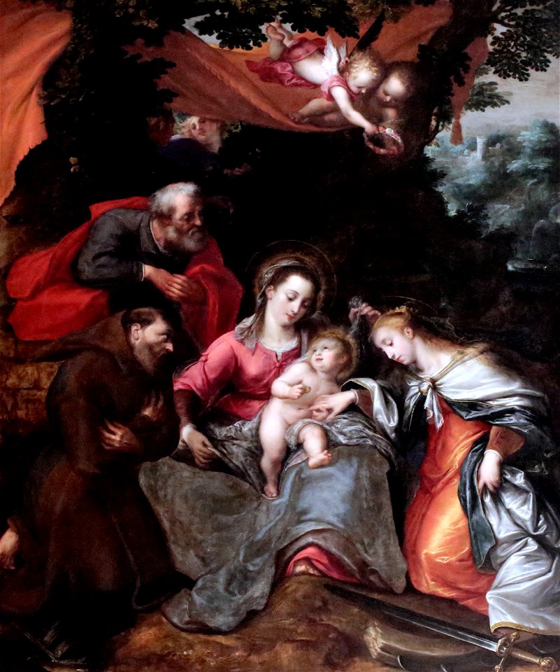 Otto van Veen - The Mystic Marriage of St. Catherine