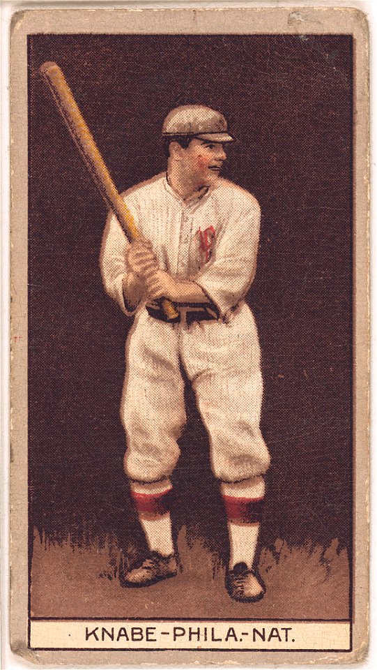 Otto Knabe, Philadelphia Phillies, baseball card portrait LCCN2008677997
