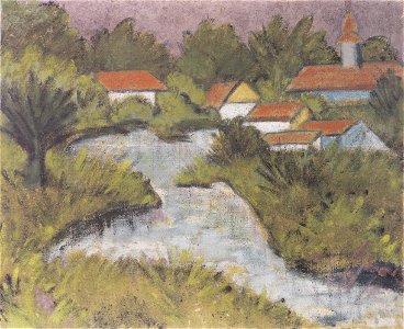 Otto Mueller - Rote Dächer - ca1929