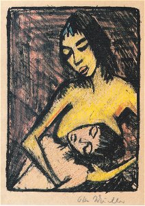 Otto Mueller - Mutter und Kind 2 - 1920
