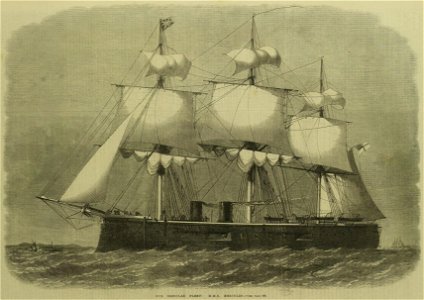 Our Ironclad Fleet, HMS Hercules - ILN 1868