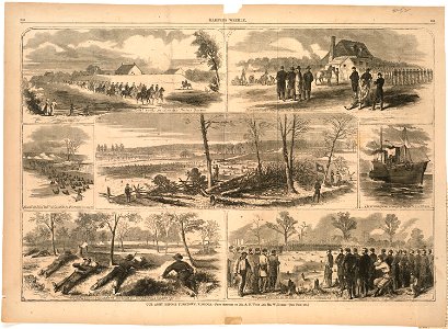 Our army before Yorktown, Virginia (Boston Public Library)