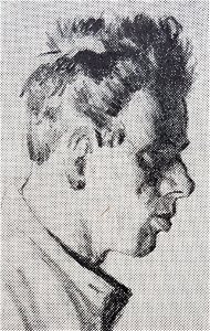 Otto Johansson självporträtt