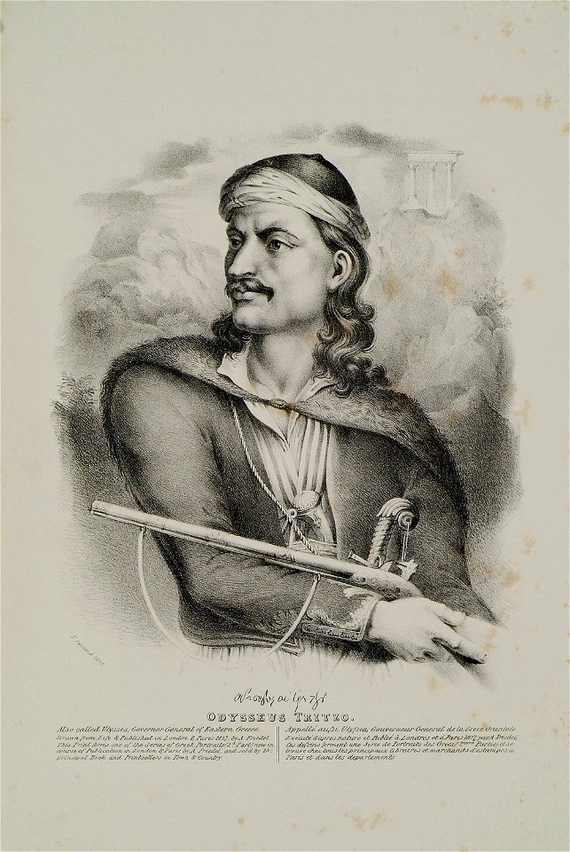 Odysseas Androutsos by Adam Friedel 1830
