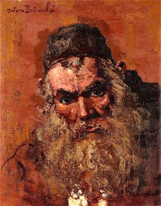 Octav Bancila - Portret de evreu. Free illustration for personal and commercial use.