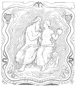 Odin and Gunnlöð by Frølich