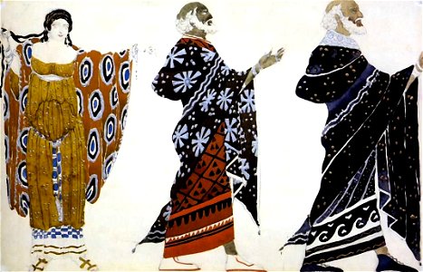Oedipus at Colonus by Bakst 01