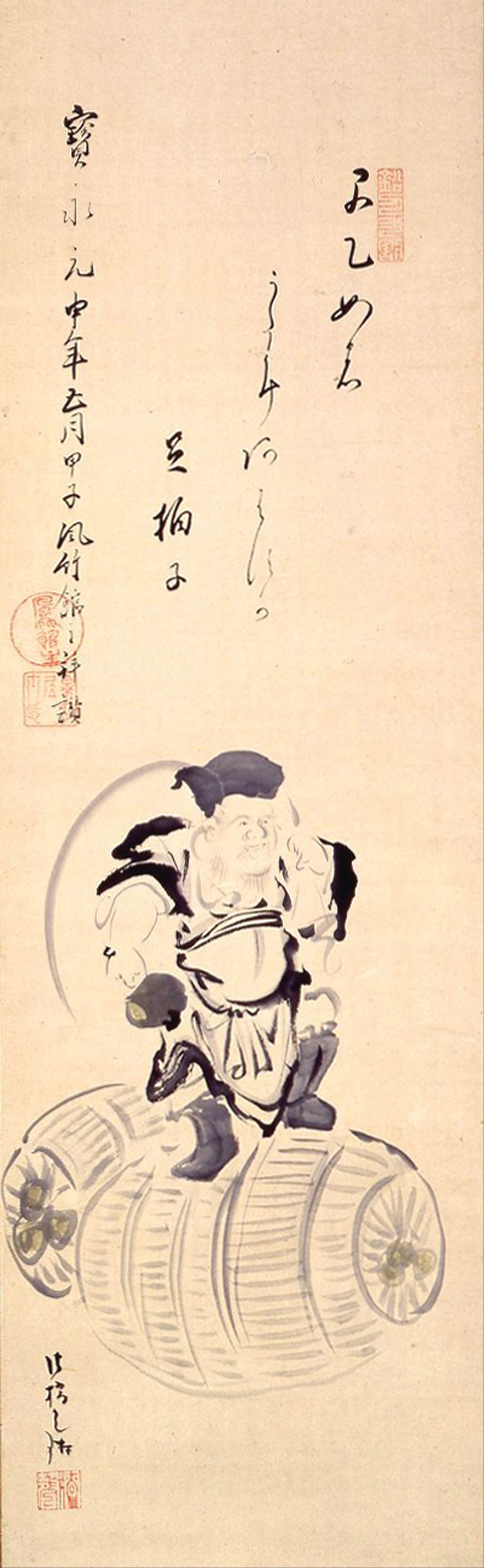 Ogata Korin - DAIKOKUTEN (God of Wealth) - Google Art Project