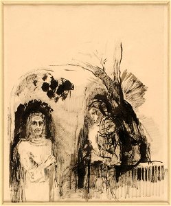 Odilon Redon Le Christ et la Samaritaine