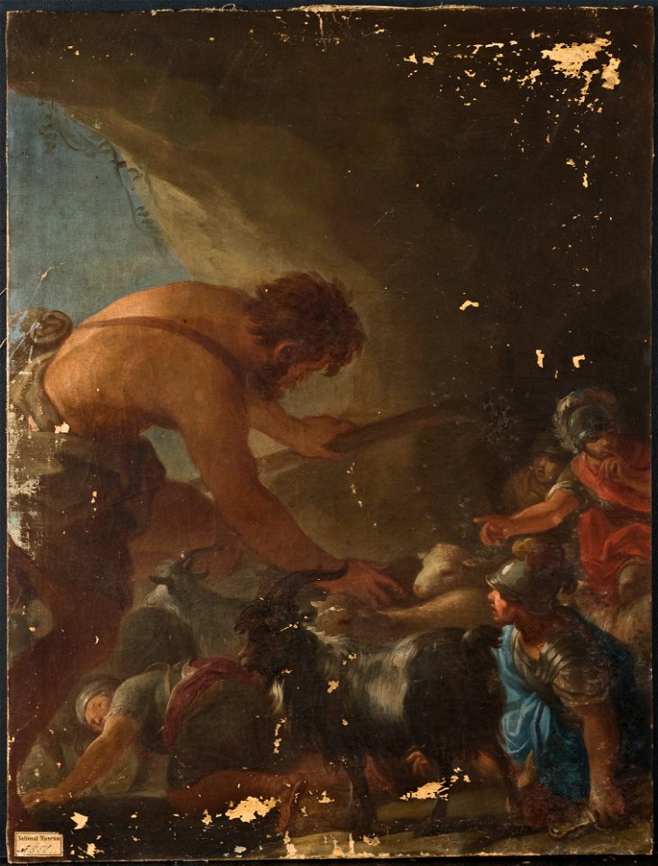 Odysseus i cyklopen Polyfemos grotta - Nationalmuseum - 157964