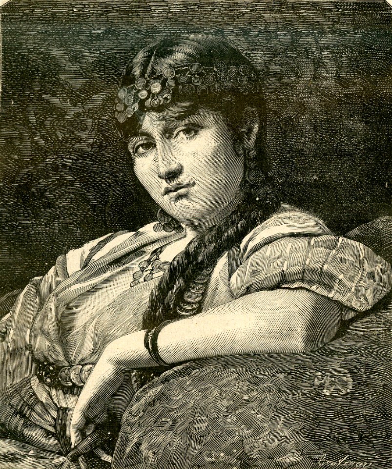 Odalisca, quadro di Giovanni Costa