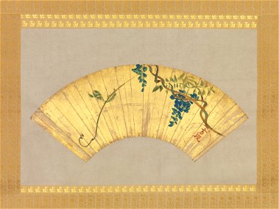 Ogata Kōrin - Wisteria - 29.100.526 - Metropolitan Museum of Art