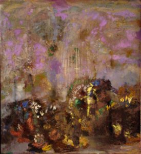 Odilon Redon - Composition, Fleurs - 2609 - Rijksmuseum Twenthe