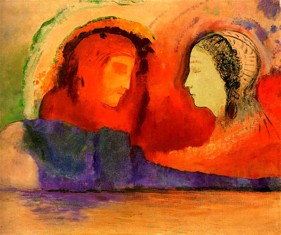 Odilon Redon - Dante et Béatrice
