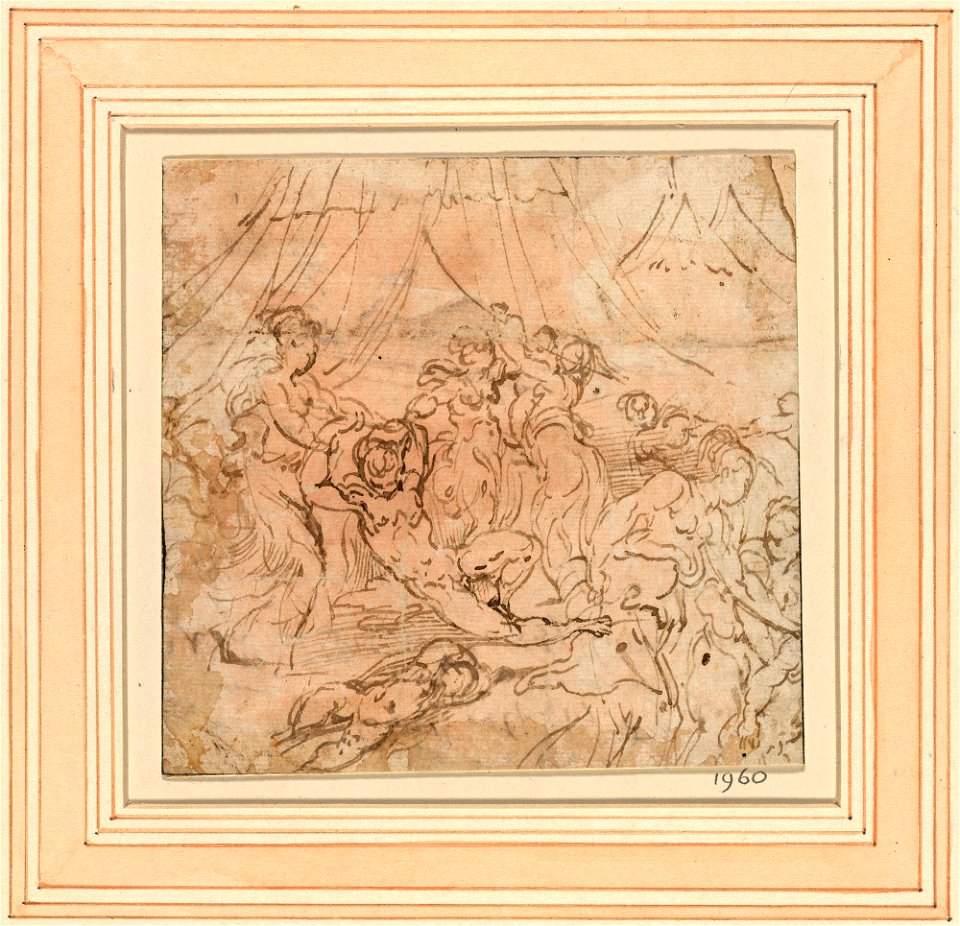 Parmigianino - A scene in an encampment c.1530, RCIN 901960