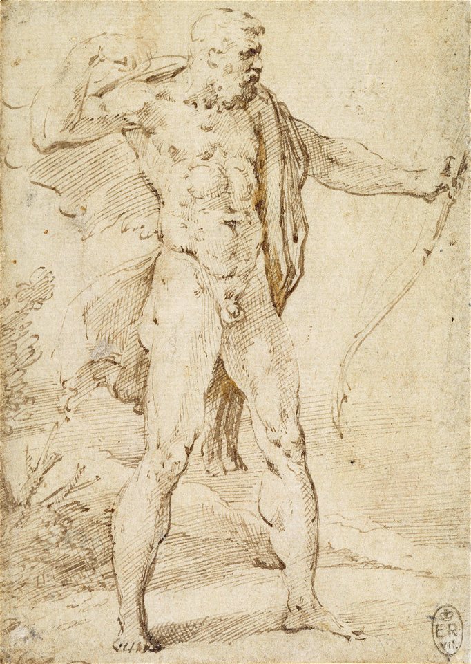 Parmigianino - Hercules c.1530-35, RCIN 990582