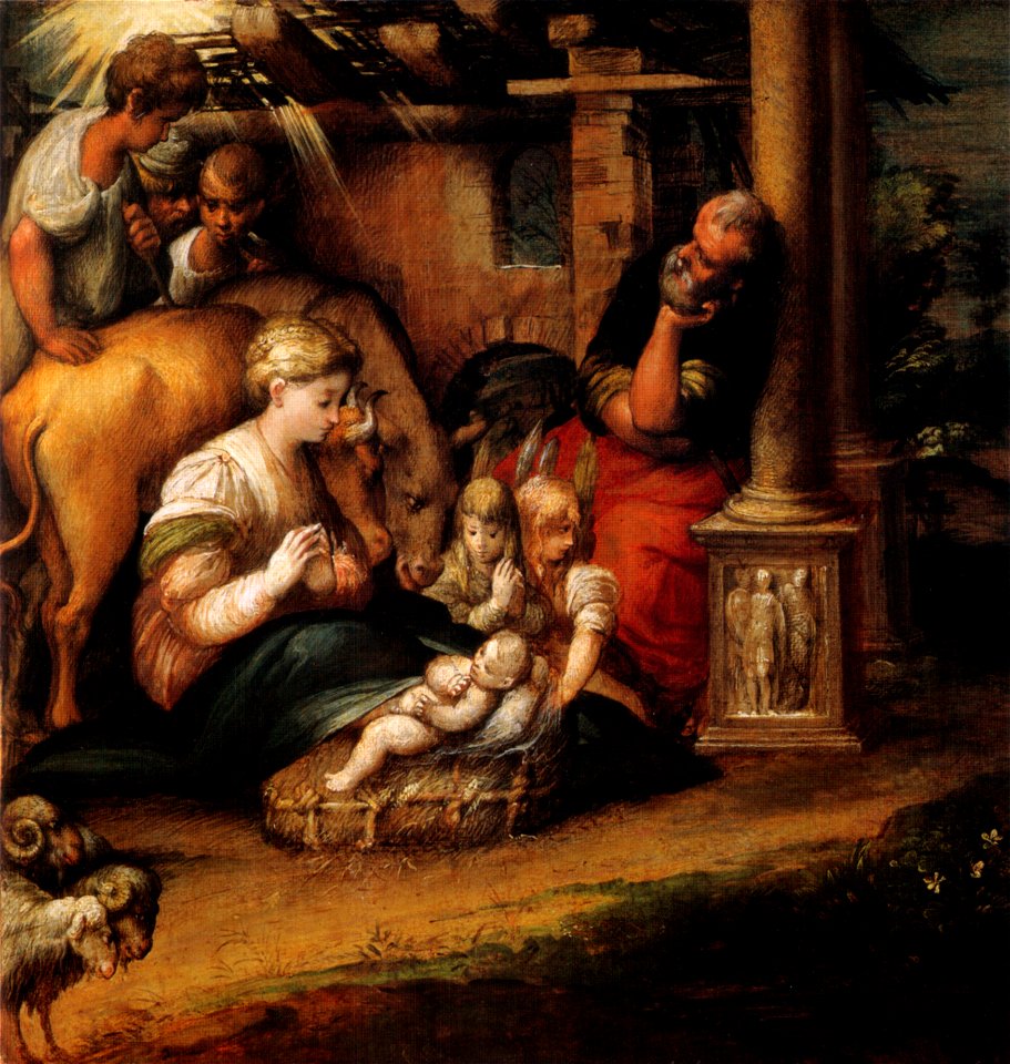 Parmigianino, adorazione dei pastori