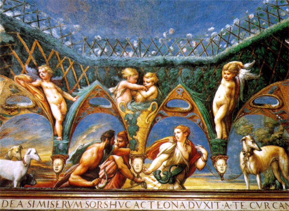 Parmigianino, affreschi di fontanellato 01