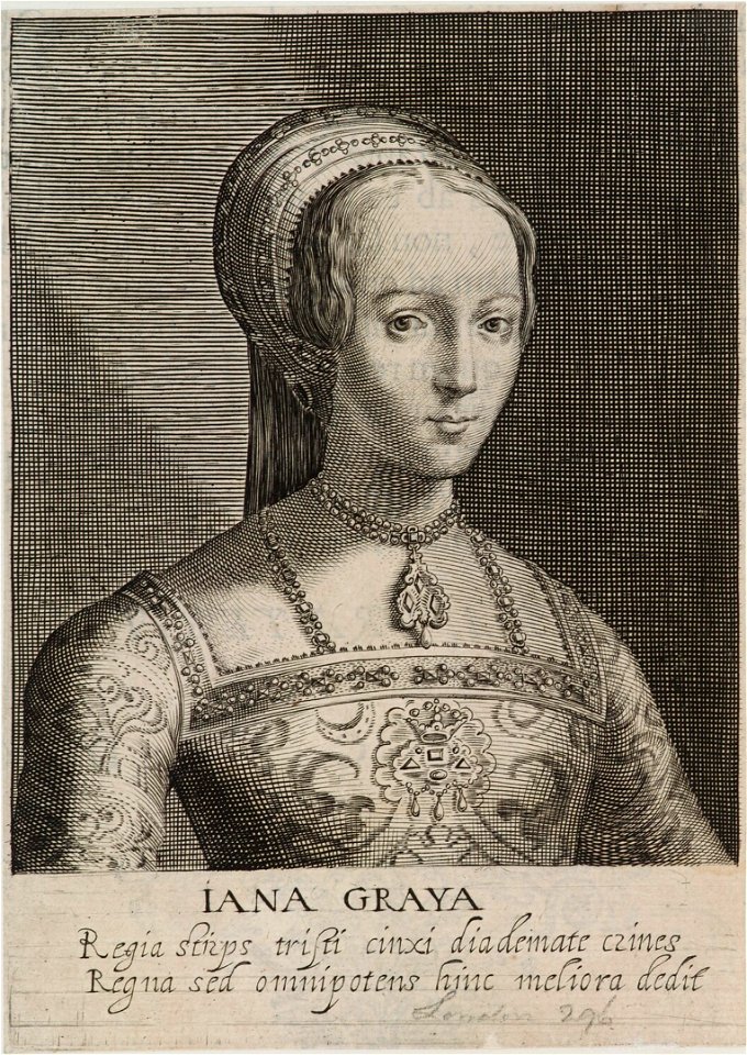Magdalena & Willem van de Passe - Portrait of Lady Jane Dudley