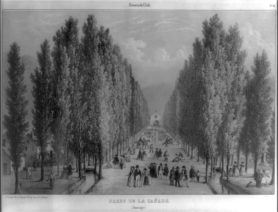Paseo de la Cañada (Santiago) LCCN2004669321