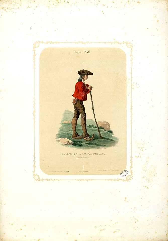 Pasteur de la Vallée d'Ossau (Basses Pyrénées) - Fonds Ancely - B315556101 A MAURICE 3 017