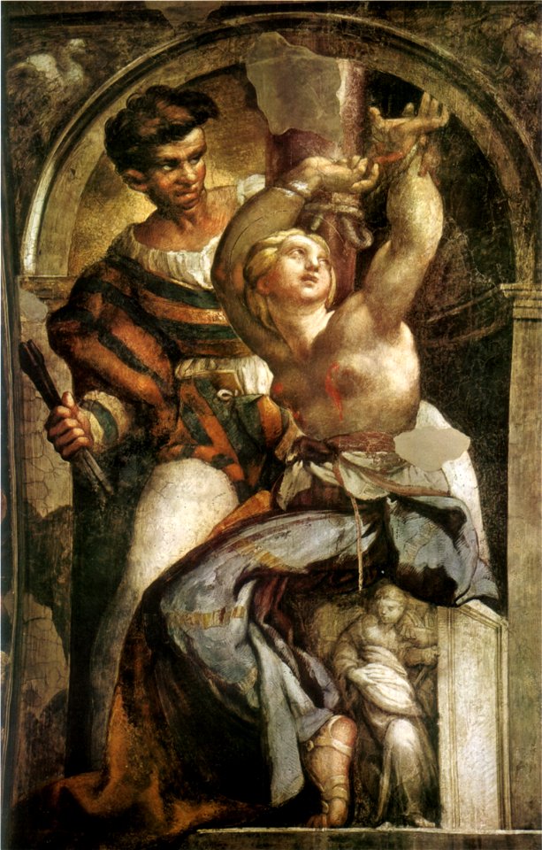 Parmigianino, Sant'agata e il carnefice