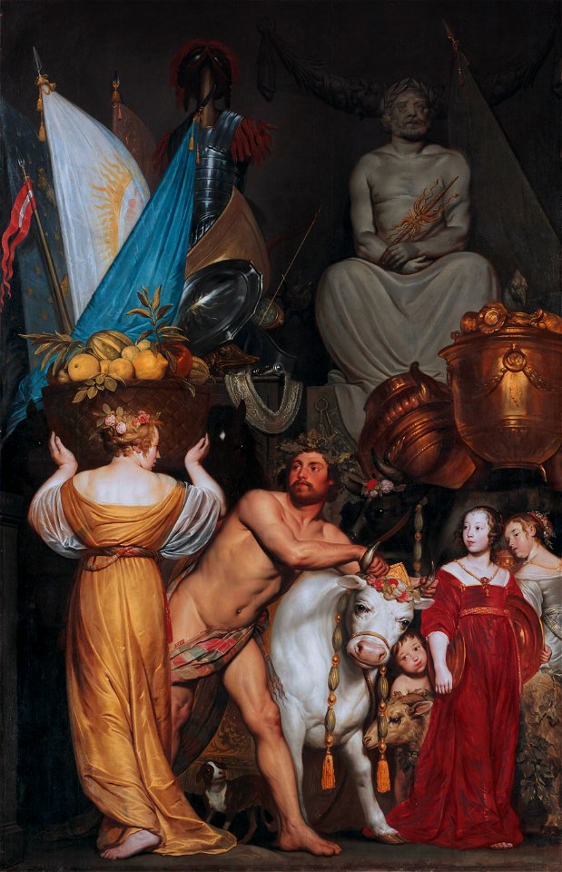 Part of the Triumphal Procession, with Sacrificial Bull, by Pieter de Grebber
