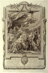 Pasqual Pere Moles Corones - Allegory on the Birth of the Infante Carlos Clemente - Google Art Project