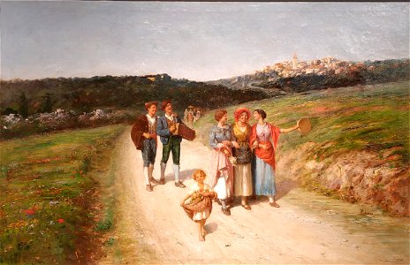 Pasquale Celommi - Ritorno dal villaggio (CelommiP-68)