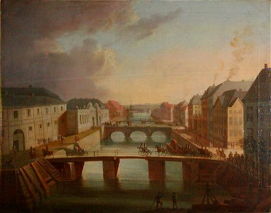 Parti af Frederiksholms Kanal 1794