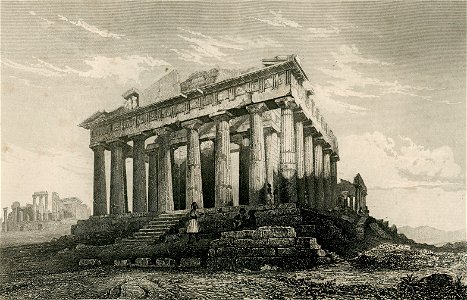 Parthenon acquaforte