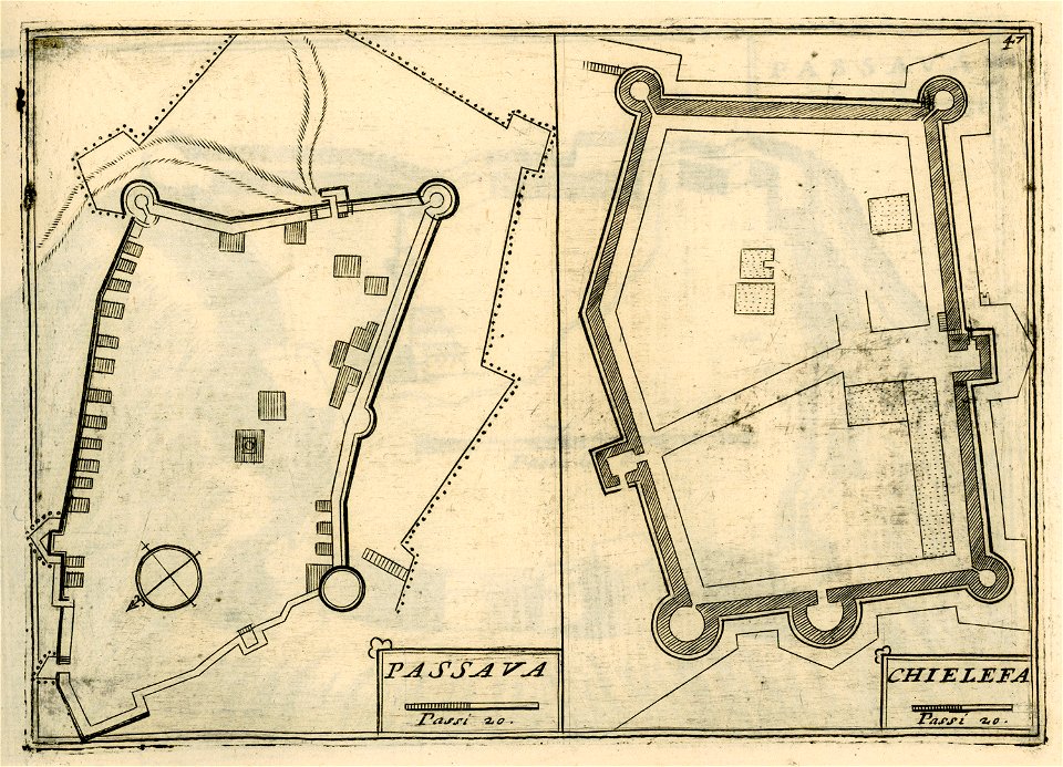 Passava Chielefa - Coronelli Vincenzo - 1688