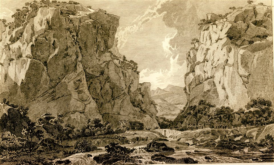 Pass of Boura and river Bouraikos - Dodwell Edward - 1819