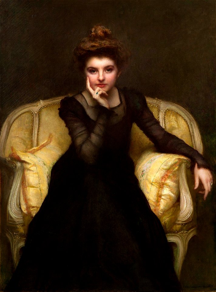 Pascal Dagnan-Bouveret - Portrait d'une élégante