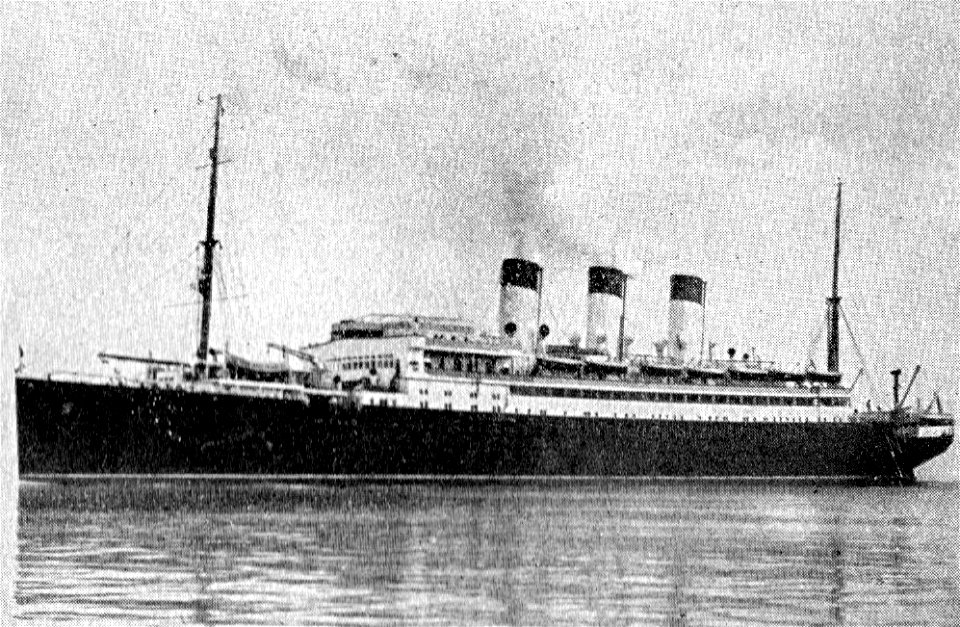 Passagierdampfer Cap Trafalgar der Hamburg-Süd Frühjahr 1914