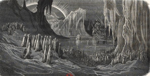 Paroles gelées - Chapitre LVI du Quart Livre illustré par Gustave Doré