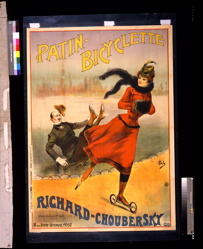 Patin-bicyclette - Richard-Choubersky - PAL. LCCN2008680272