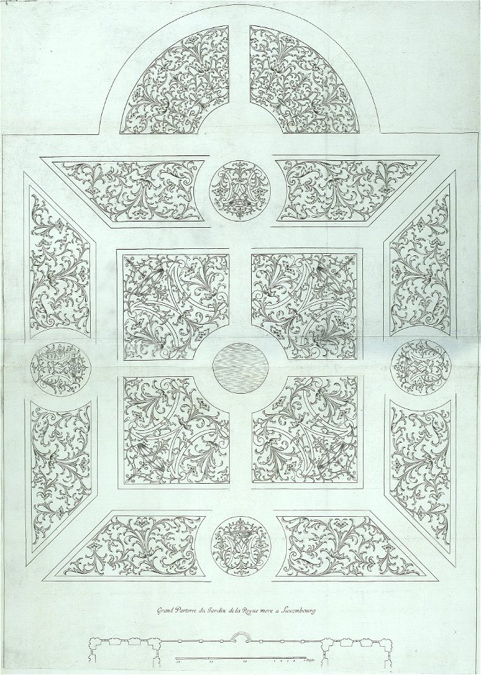 Parterre design by Boyceau for the Luxembourg - Met Museum of Art DP105009