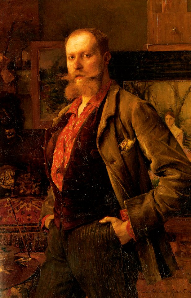Pascal Dagnan-Bouveret - Portrait de Gustave Courtois
