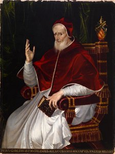 Bartolomeo Passarotti - Portrait of Pope Pius V - Walters 37453