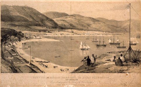 Part of Lambton Harbour, in Port Nicholson, New Zealand 1992-0035-768