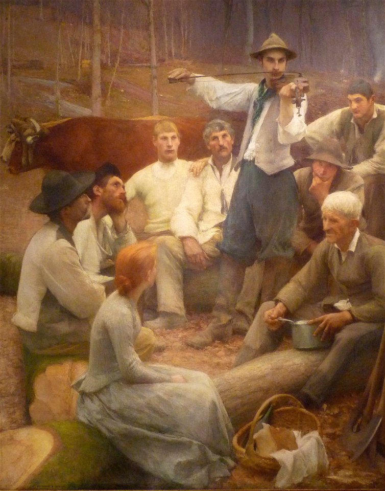 Pascal Dagnan-Bouveret-Dans la forêt-Musée des beaux-arts de Nancy
