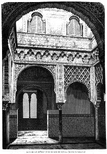 Patio de las Muñecas en el Alcázar de Sevilla, en El Museo Universal