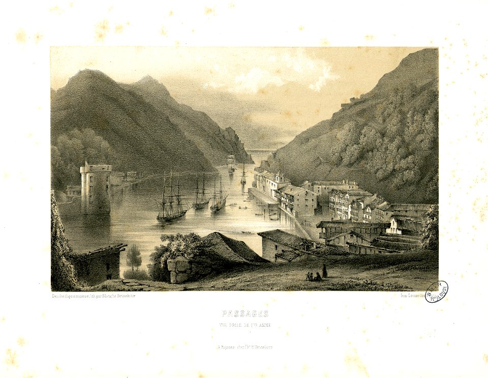 Passages, vue prise de Ste Anne - Fonds Ancely - B315556101 A HENNEBUTTE 1 2 033